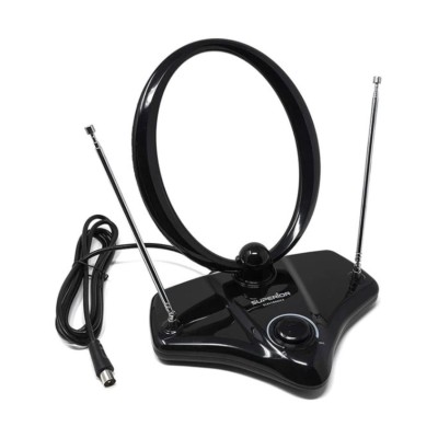 SUPERIOR ANTENNA TV AMPLIFICATA PER INTERNI DVB-2 FM DAB TNT HD