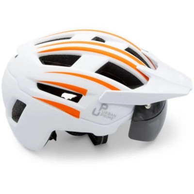 URBAN PRIME - Casco ENERGY - M - Bianco e arancione