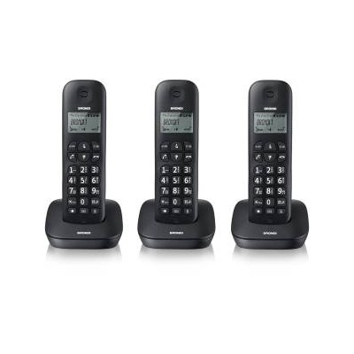 Telefono Cordless Brondi Gala Trio Nero