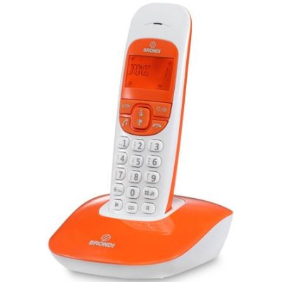 Telefono Cordless Brondi Nice Arancio