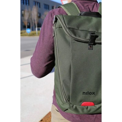 Nilox Tech Zaino per Notebook 15.6" Outdoor Green