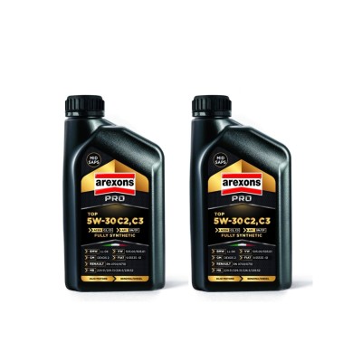 Arexons Olio Auto Pro 5w-30 C2/c3 Benzina/diesel Low Sap Confezione da 2 Litro