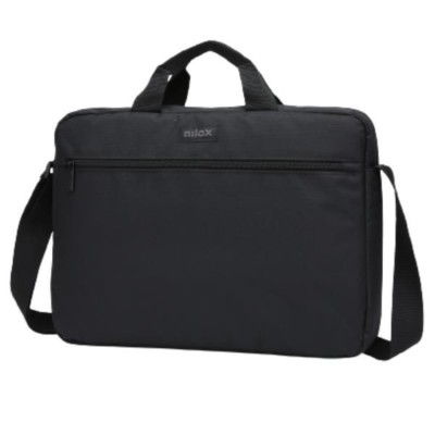 Nilox Borsa per Notebook Basic Con Tasca Esterna 15.6" Nero