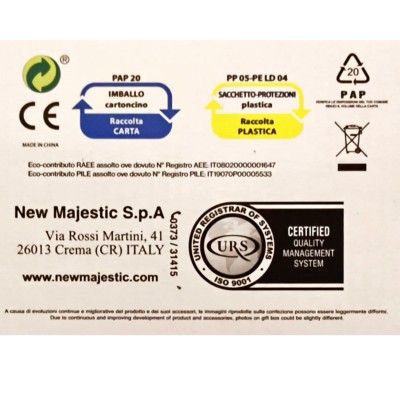 Majestic Lettore MP3/CD Portatile USB-A AH-2387R White