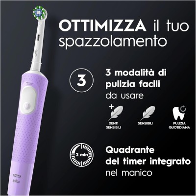 SPAZZOLINO ELETTRICO ORAL-B VITALITY PRO VIOLA