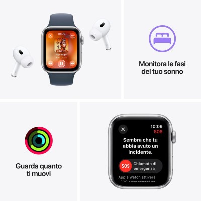 Apple watch se 40mm ac/midnight sl/ink mxea3qc/a eu