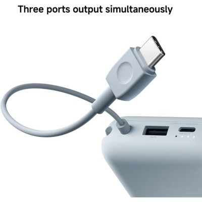 Xiaomi Powerbank 10000MAH 22.5W Cavo Integrato Usb-C Ice Blue