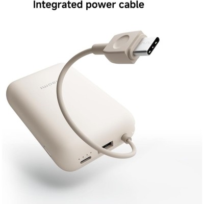 Xiaomi Powerbank 10000MAH 22.5W Cavo Integrato Usb-C Ice Blue