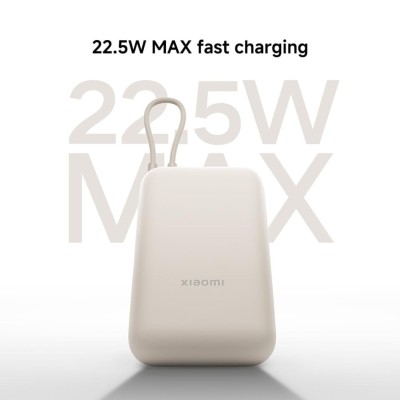 Xiaomi Powerbank 10000MAH 22.5W Cavo Integrato Usb-C Ice Blue