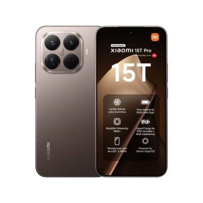 Xiaomi 15T PRO 12+1TB 6.83"5G Mocha Gold DS EU
