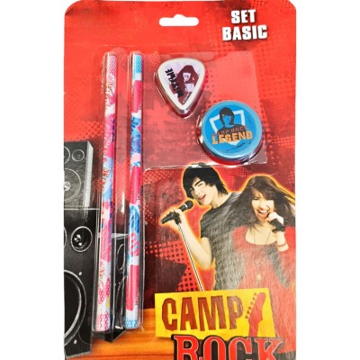 Set Basic Camp Rock - 2 Matite 2 Gomme