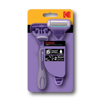 2 Pz. Rasoio usa e getta - LADY DISPOSABLE RAZOR 6