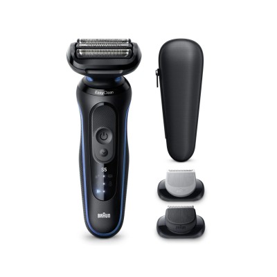 Braun Rasoio Elettrico Serie 5 Wet&Dry 3 Lame 52-B1650S Blu