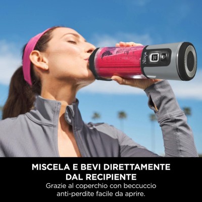 Ninja Frullatore Portatile Blast Ricar. 470ml Black BC151EUBK