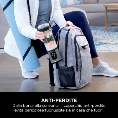 Ninja Frullatore Portatile Blast Ricar. 470ml Black BC151EUBK