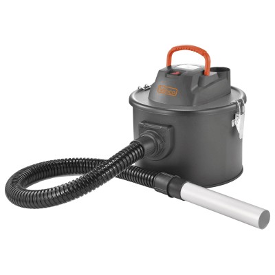 Aspiracenere Vinco 40176 - Motore 600W, Serbatoio 10 Litri in Metallo, per Stufe, Camini e Barbecue