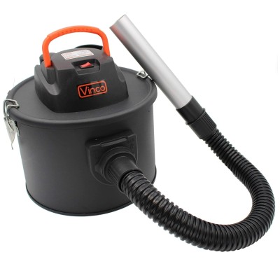 Aspiracenere Vinco 40176 - Motore 600W, Serbatoio 10 Litri in Metallo, per Stufe, Camini e Barbecue