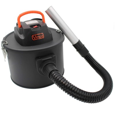 Aspiracenere Vinco 40176 - Motore 600W, Serbatoio 10 Litri in Metallo, per Stufe, Camini e Barbecue