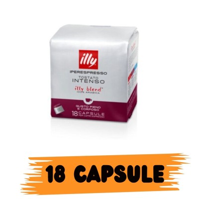 Illy Capsule caffè Iperespresso Torrefatto INTENSO, 6 confezioni