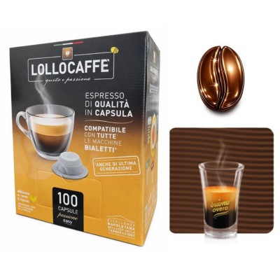 Lollo Caffe Capsule Bialetti Classica 100pz