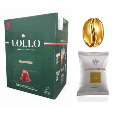 Lollo Caffe Capsule Nespresso Oro 100pz
