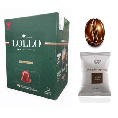 Lollo Caffe Capsule Nespresso Classica 100pz