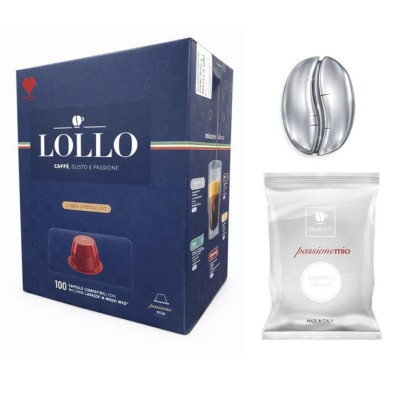 Lollo Caffe Capsule A Modo Mio Argento 100pz