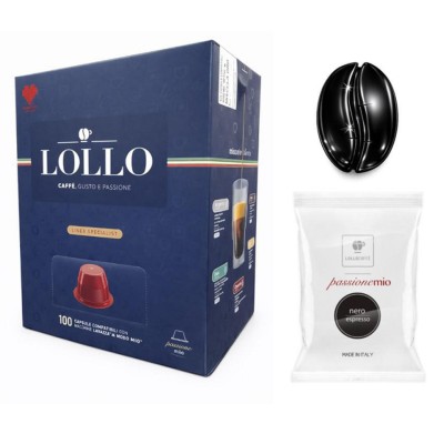 Lollo Caffe Capsule A Modo Mio Nera 100pz
