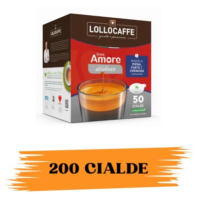 Lollo Caffe Cialde Amore Assoluto 50pz
