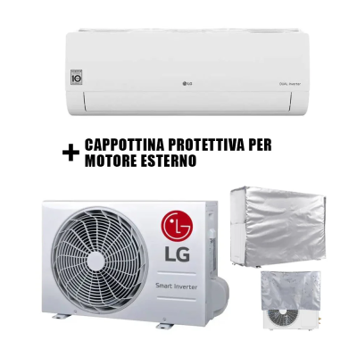 Climatizzatore LG DUALCOOL Inverter 9000 Btu S09EC NSJ Wi-Fi R-32 Classe A++/A+ con Telo Omaggio