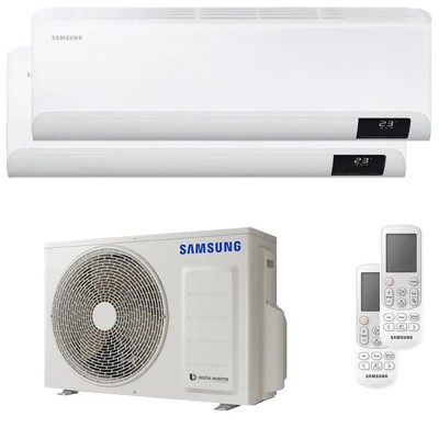 Climatizzatore Dual Split Inverter Samsung CEBU AJ040TXJ2K 9000+12000 BTU Wi-Fi A+++ Silenzioso e Efficiente