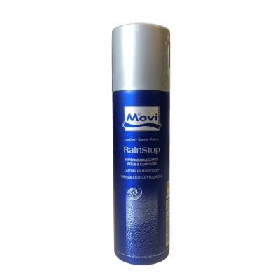 Movi Spray Impermeabilizzante RainStop – 250 ml per Pelle e Camoscio