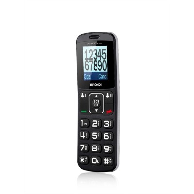 Brondi Amico Home Nero Telefono di livello base 4,5 cm (1.77") 90 g