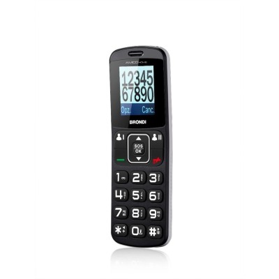 Brondi Amico Home Nero Telefono di livello base 4,5 cm (1.77") 90 g