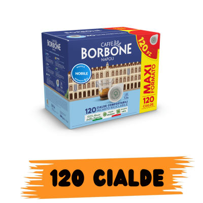 BORBONE BOX CIALDE 44MMMISCELA NOBILE (BLU) 120PZ