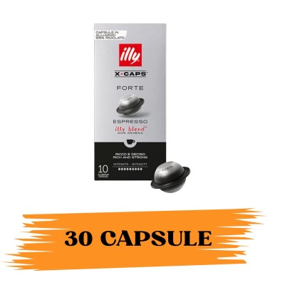Illy Caffe Capsule X-Caps Forte 30pz