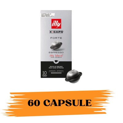 Illy Caffe Capsule X-Caps Forte 60pz
