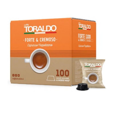 Toraldo Caffe Capsule A Modo Mio Forte e Cremoso 100pz