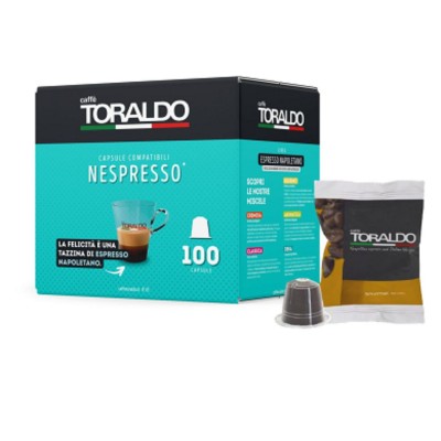 Toraldo Caffe Capsule Nespresso Gourmet 100pz