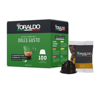 Toraldo Caffe Capsule Dolce Gusto Gourmet 100pz