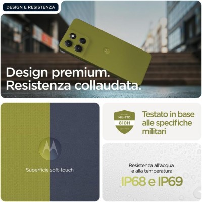 Motorola moto g86 8/256GB, Fotocamera 50MP + sensore antisfarfallio, Display 6.67" pOLED 120Hz