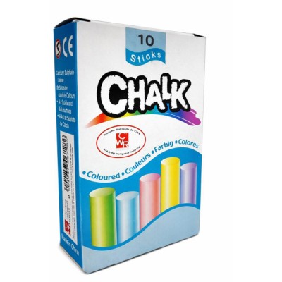 EcoPrice Gessetti Colorati Kit 10pz Colorati