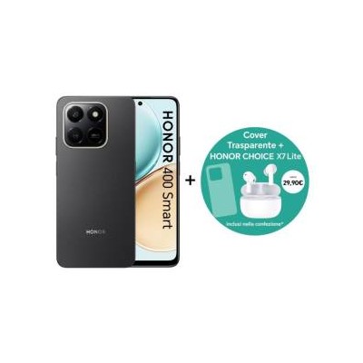 SMARTPHONE HONOR 400 SMART 8+256GB VELVET BLACK BUNDLE X7 LITE + TPU CASE