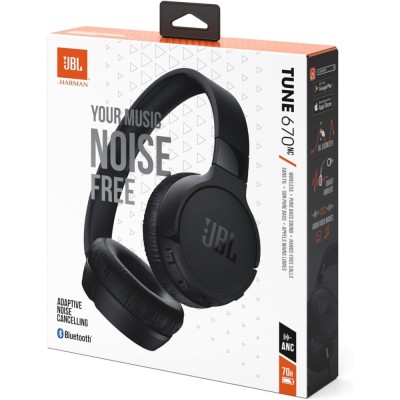 CUFFIE WIRELESS JBL TUNE 670 NERE