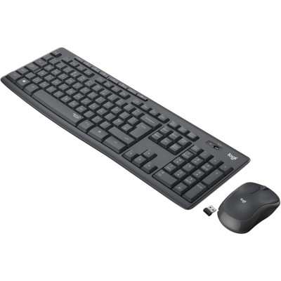 TASTIERA + MOUSE WIRELESS LOGITECH MK295 920-009797 NERO