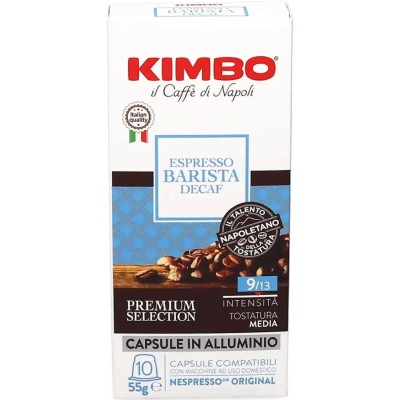 Kimbo Caffe Caspule Nespresso Barista Dek 10pz