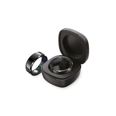 TECHMADE TM-NEXA-BK12 Smartring con Charging Box Black TG 12 21.6mm