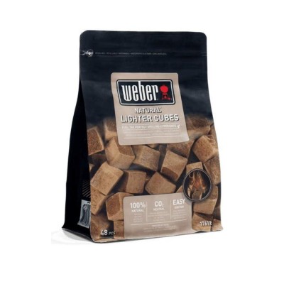 Weber Cubetti Accendifuoco Barbecue Camino Stufe 48pz 17612