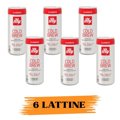 Illy Bevanda Caffe Classico Cold Brew 6pz/250ml 6pz