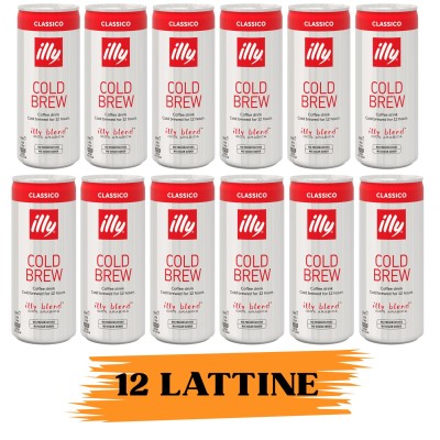 Illy Bevanda Caffe Classico Cold Brew 12pz/250ml 12pz